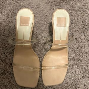 Dolce Vita Noles Strappy Round Shoes Clear